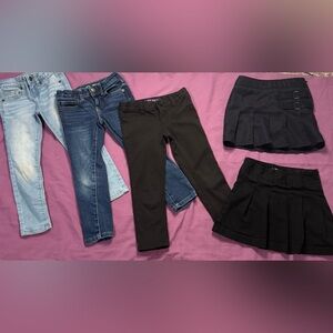 Kids Black Skinny Pants